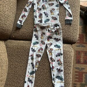Pottery Barn Kids Gray Monster Truck Pajamas